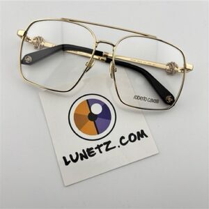 Roberto Cavalli 028 Elegant Gold and Black Glasses